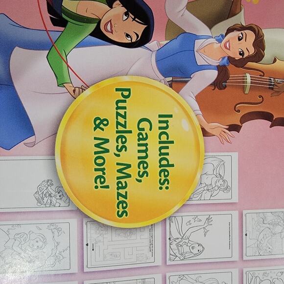 Crayola Coloring & Activity Pad : Disney Princess NEW 7 Mini Washable Markers - Picture 5 of 7
